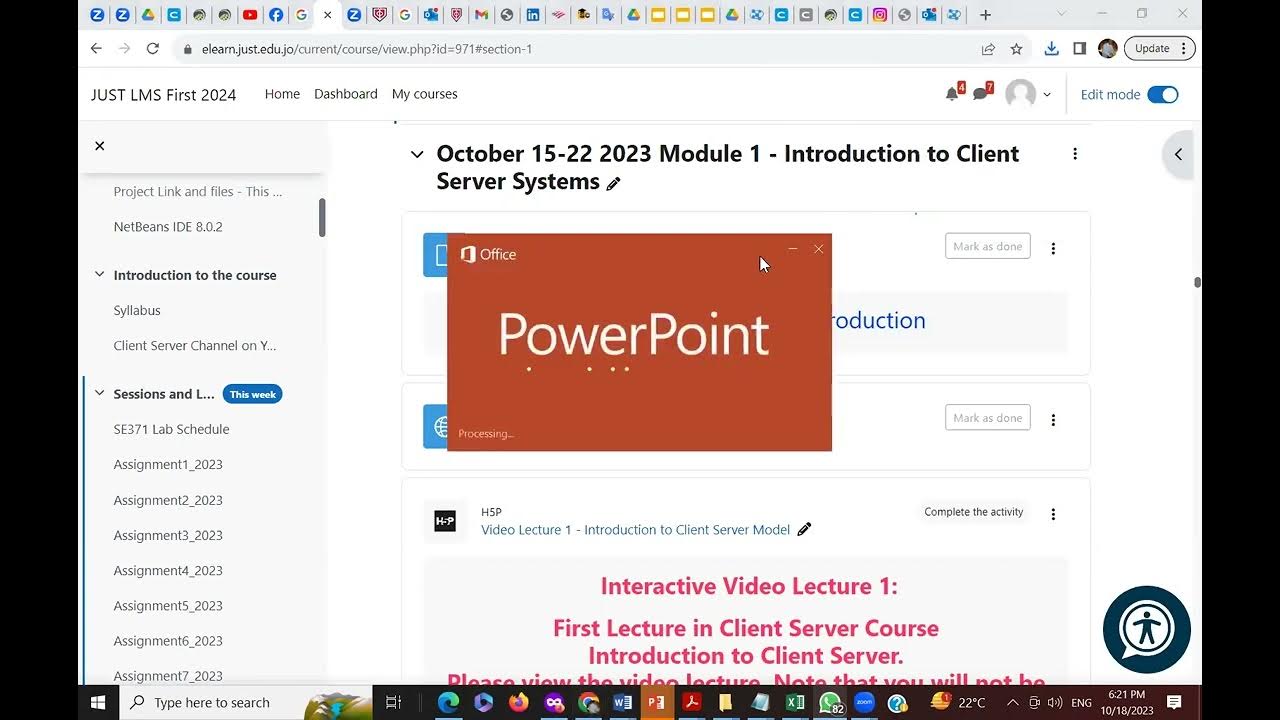 Client Server Introductory Lecture 1 2023 10 18 18 04 38 - YouTube