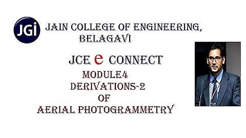 Module 4: 2nd Derivation (Aerial Photogrammetry)