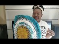 How I made a three braided rug using Trash bags /plastic bags