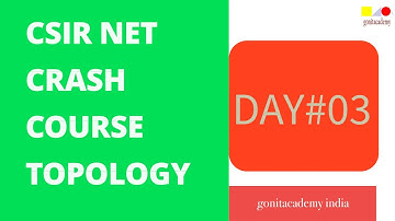 3-CSIR NET MATH(Topology)|PREPARING CSIR NET JUNE 2020|CSIR NET MATHEMATICS||CSIR NET CRASH COURSE