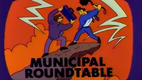 We Interrupt This Public Affairs Program... (The Simpsons)