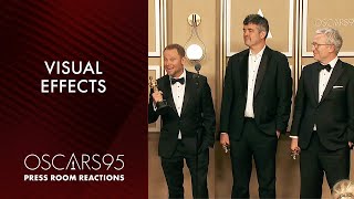 Visual Effects | Avatar: The Way of Water | Oscars95 Press Room Speech