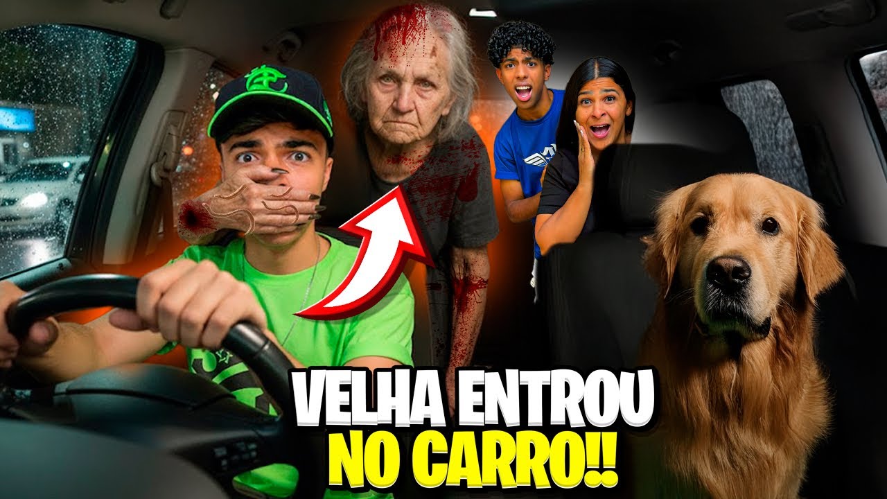 ERA PARA SER UM PASSEIO ESCONDIDO MAS A VELHA ASSOMBRADA APARECEU NA ESTRADA😱passeio com o Frederico