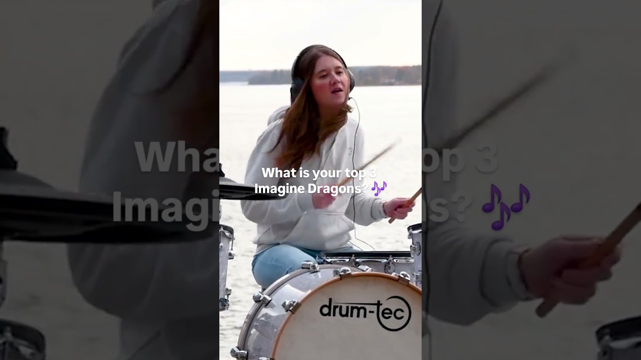 If 'Imagine Dragons' had Drums 🥁.. outside #drums #drumcover #imaginedragons