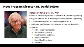 Spotlight Series: MS in Health Systems Management Engineering (Fall 2024)