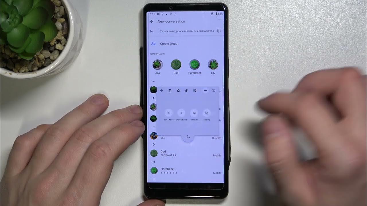 How to Fix Floating Keyboard on SONY XPERIA 5 III Close Floating