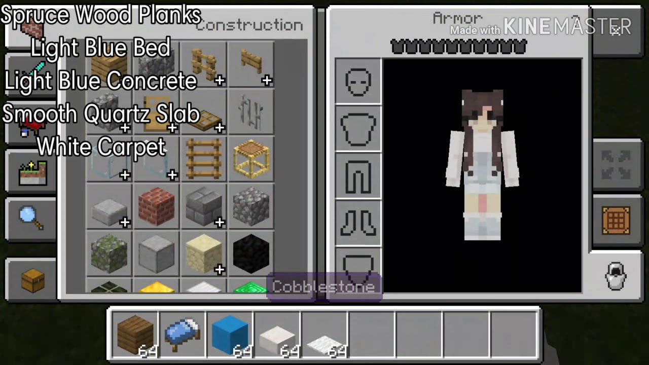 How To Build A Modern Bed In Minecraft For All Devices {Mobile Playing ...
