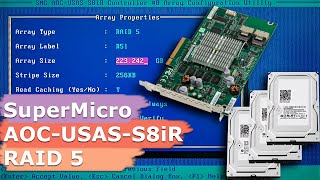 Как восстановить данные с RAID массива нерабочего контроллера Supermicro AOC USAS S8iR