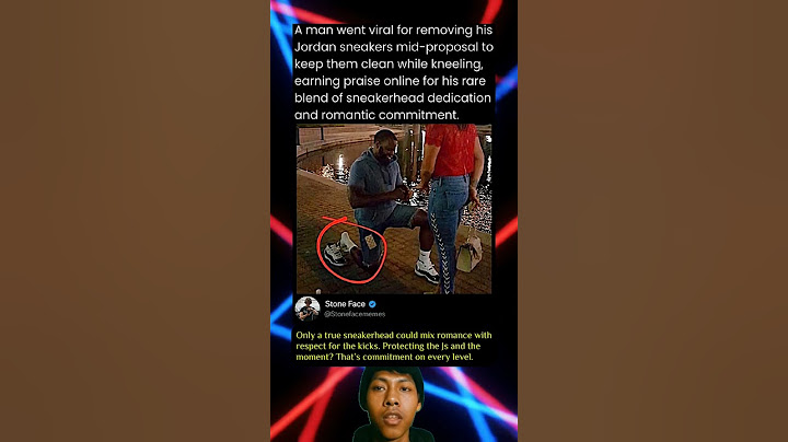 Man Goes Viral for Taking Off Jordans Before Proposal Love and Sole, Hand in Hand