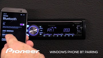 How To - DEH-X4700BT - Windows Phone BT Pairing
