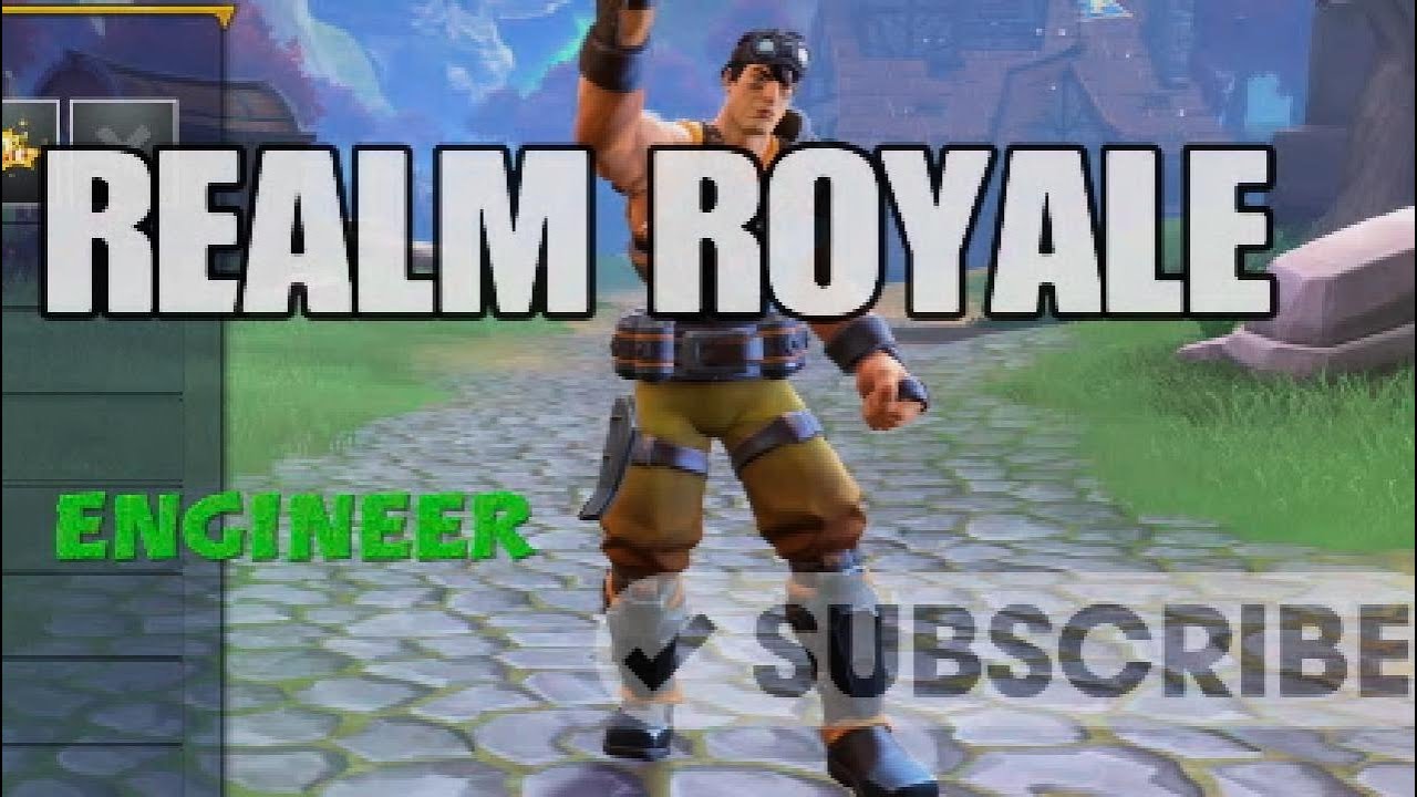 REALM ROYALE my first game back. ENGINEER New Character on ps5 - YouTube