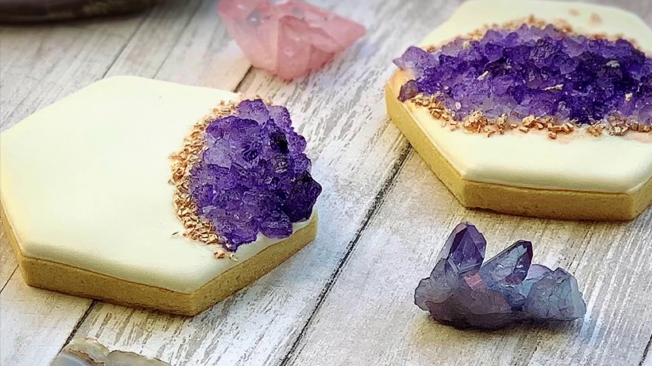 Gorgeous Geode Sugar Cookies Tutorial