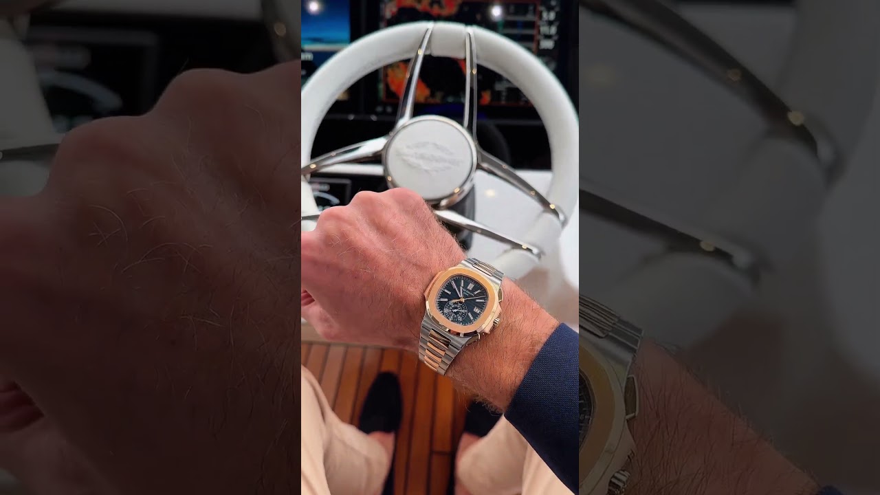 All Aboard! Patek Philippe 5980 on Sunseeker 😝 