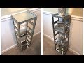 Dollar Tree DIY || Gold Mirrored Display Shelf || Glam Edition