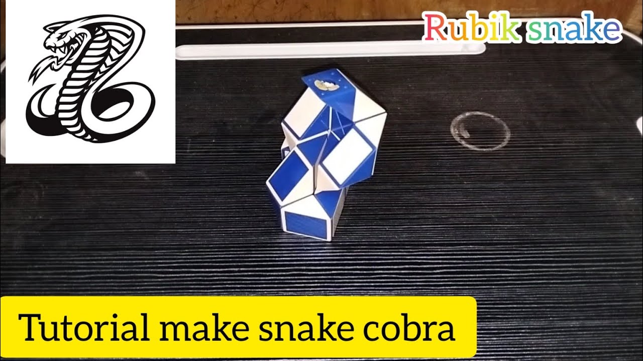Tutorial make snake cobra type 2 from rubik snake magic cube # ...