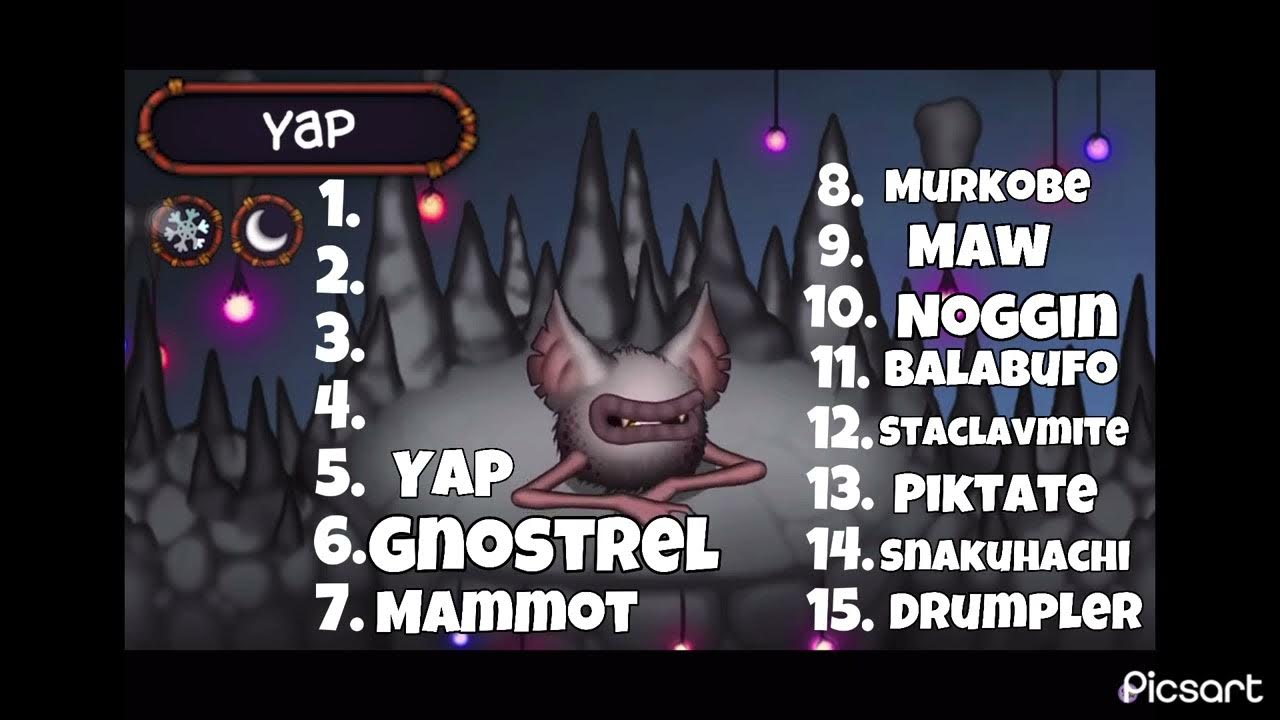 Ranking All Dark Island Monsters! My Singing Monsters YouTube