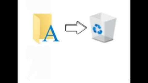 Delete Fonts Windows 10
