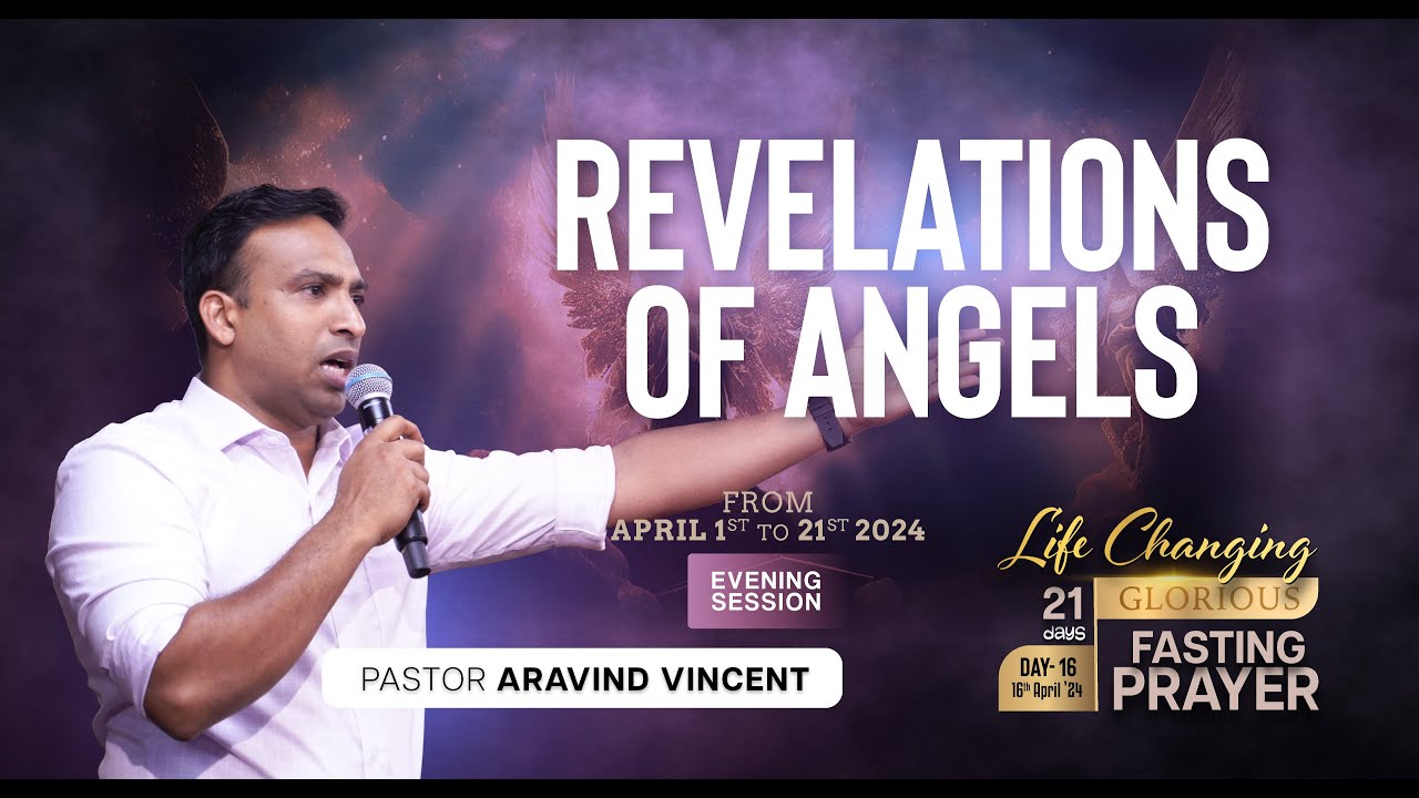 🔴LIVE |  21 Days  Fasting Prayer | Day 16 |  Evening Session | Pr. Aravind Vincent