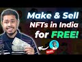 How to Create, Buy &amp; Sell NFTs in India | Live demo | OpenSea, Rarible, WazirX, Metamask