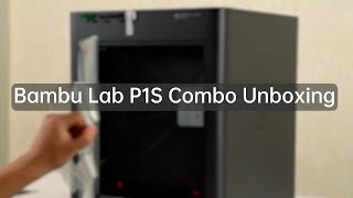 Bambu Lab P1S Combo Official Unboxing