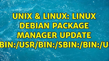 Unix & Linux: Linux debian package manager update $PATH