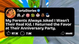 Information My Parents Always Joked I Wasn't Their Real Kid. I Returned the Favor at Their Anniversary Party. News