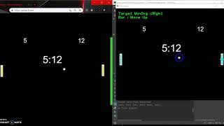Pong game - Automated game play with OpenCV