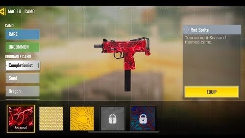 MAC-10 & FR.556 Red Spirit Camo Unlocked