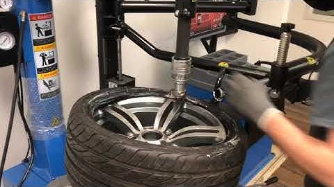 Tire Changer LT-3950A | 215/35/R17 Tire Mounting | Low-Profile & Run-flats | Major Tire Machine