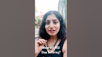 You can stop suffering now! it