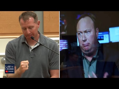 Emotional sandy hook parent recalls harassment after alex jones called him a ‘crisis actor’