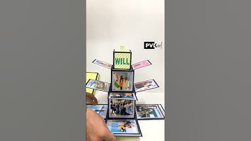 Photo Tower Explosion Box #shorts #art #craft #youtubeshorts #youtube #ytshorts #explosionbox