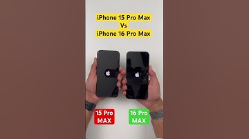 iPhone 15 Pro Max VS iPhone 16 Pro Max Comparison