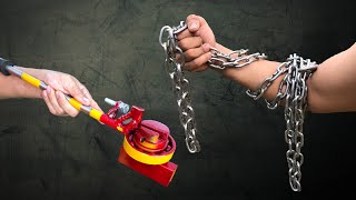 Cách làm vam bẻ dây xích thủ công tại nhà siêu dễ - Bender for the Steel Chain very easily