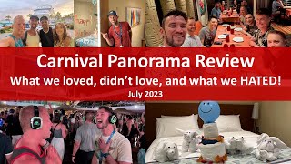 Carnival Panorama Cruise Ship Review: What we loved and hated | July 2023