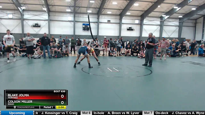 Junior 145 Blake Jolma Montana Vs Colson Miller Idaho