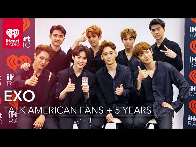 EXO on American Music + Inspiration to Fans | Exclusive Interview class=