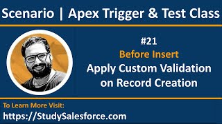 21 Trigger & Test Class | Before Insert | Apply Custom Validation on Opportunity Record Creation Profile