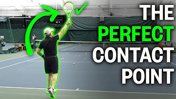 The IDEAL Contact Point (serve lesson)