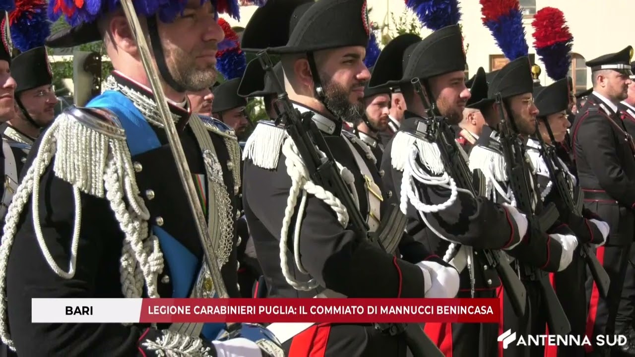 27 FEBBRAIO 2026 - BARI: LEGIONE CARABINIERI PUGLIA: IL COMMIATO DI MANNUCCI BENINCASA