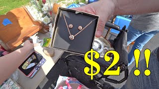 WE FOUND A TOWN WIDE YARD SALE! $135 Coach Jewelry for $2 !!