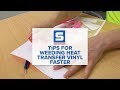 Tips for Weeding Heat Transfer Vinyl Faster