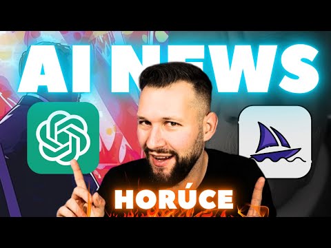 Cover: Super Novinky v Midjourney a ChatGPT! 🤖 Horúce AI News 🔥
