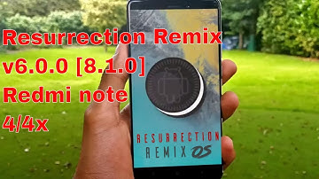 [ROM][OFFICIAL] Resurrection Remix v6.0.0 oreo rom for redmi note 4/4X redmi note 3