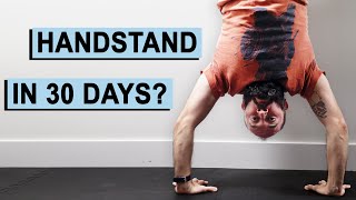 Can I Learn to Handstand in a Month? 🤸‍♂️