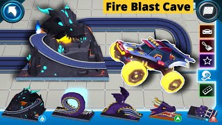 Raceraft Build & Race : Junko Car Unlocked New Track Piece The Fire Blast Cave