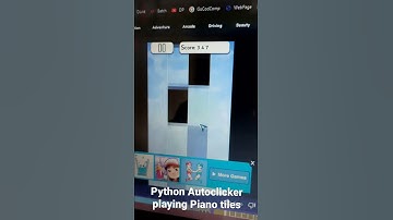 Python autoclicker plays piano tiles