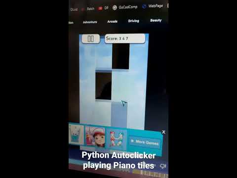 Python autoclicker plays