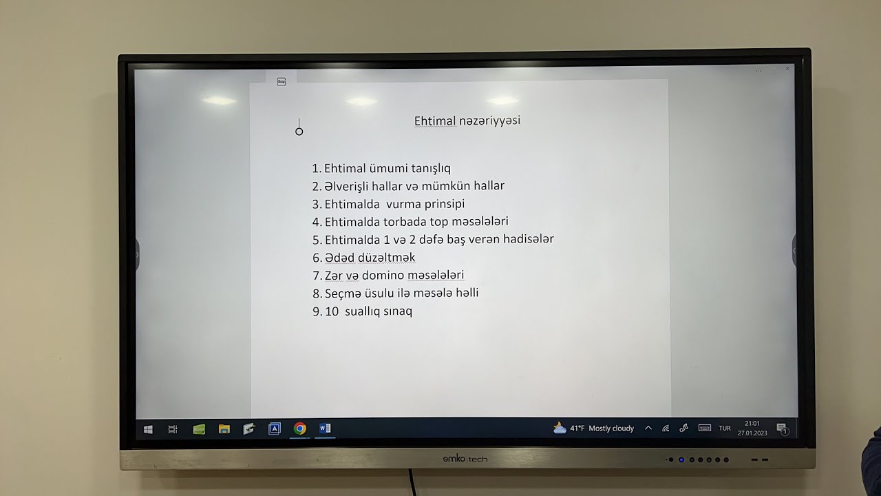 Ehtimal nəzəriyyəsi