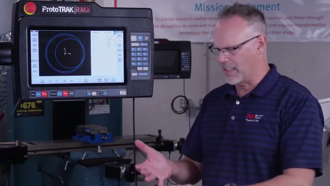 Fresado Ranuras Interiores en T con el control ProtoTRAK RMX para fresadora